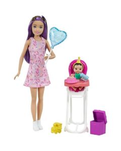 Poupée Barbie Skipper Babysitter - Repas de bébé Mattel : King