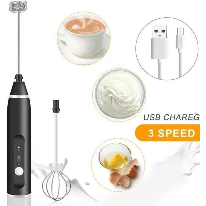 Fouet à crème électrique portable, mélangeur à main sans fil USB
