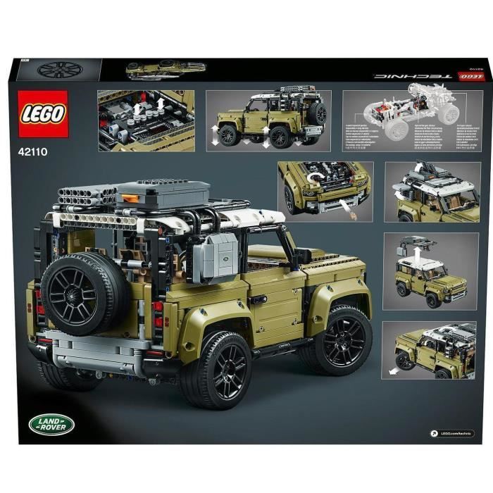 LEGO® Technic 42110 Land Rover Defender, Maquette de Voiture à
