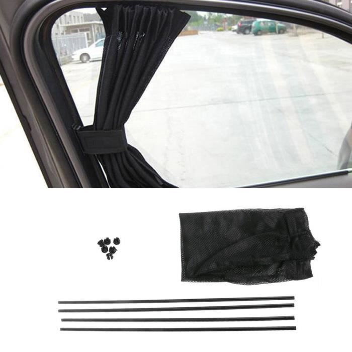 Pare-soleil en rouleau pour fenêtre de voiture, noir, pare-soleil, pare-brise,  58x125cm