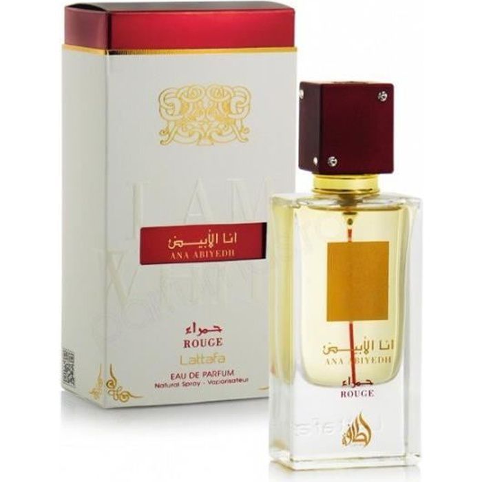 Eau de Parfum Ana Abiyedh Rouge by Lattafa 60ml femme sur