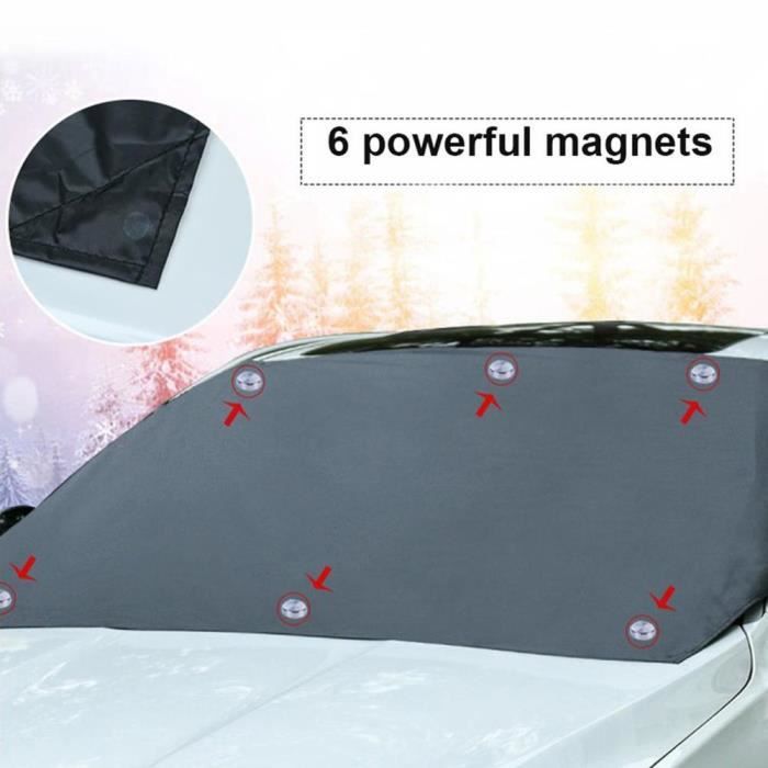 Housse de protection magnétique pour pare-brise de voiture avec