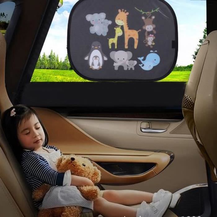 Pare-Soleil de voiture pour fenêtres latérale arrière pour bébé, enfant et  animal domestique - Cablematic