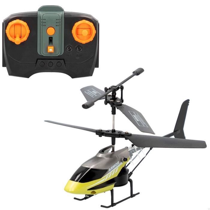 Hélicoptère télécommandé Hélicoptère Rc télécommandé avec lumière LED -  Mini hélicoptère 2 canaux pour enfants et adultes Intérieur Meilleur  hélicoptère jouet Gi