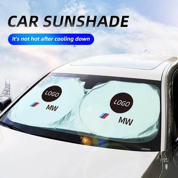 Pare-soleil pliable Anti-UV pour voiture, 160x85cm, Protection solaire pour  BMW et Tesla SUV New Logo