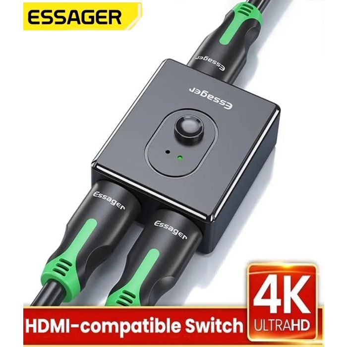 Commutateur HDMI 2.0 pour 3 appareils sur 1 écran ou téléviseur