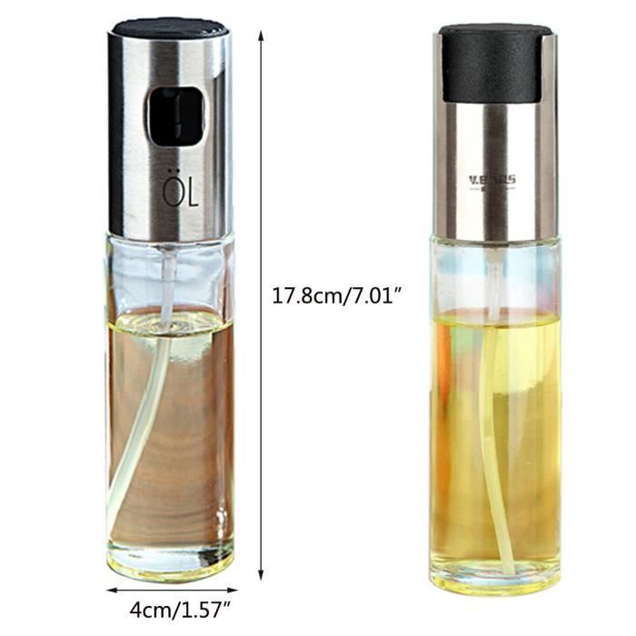 Glass oil spray bottle – Vaporisateur d'huile en verre 