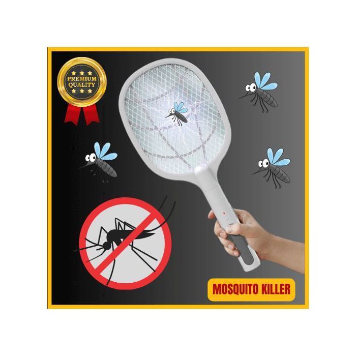 Anti moustique electrique, Raquette anti moustique rechargeable, piège  mouche