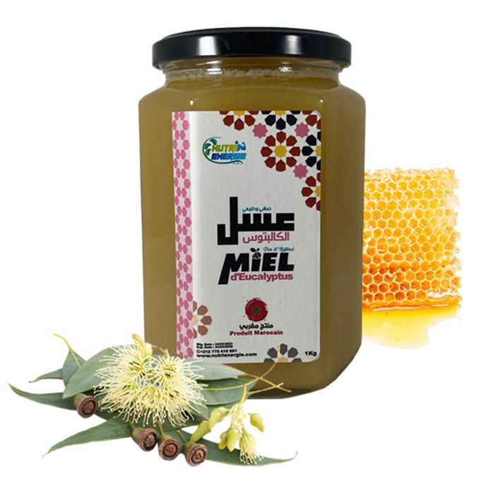 Miel d'Eucalyptus du Maroc, Bio & Pur