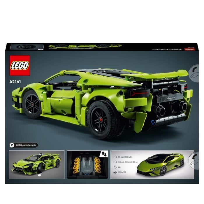 LEGO® Technic 42161 Lamborghini Huracán Tecnica, Kit de Maquette de Voiture  pour Enfants Fans de Sport Automobile