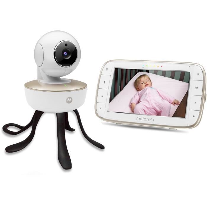 Babyphone vidéo via téléphone rotatif 360 degré - Babyfive Maroc