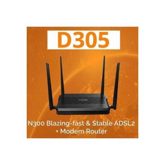 Tenda D305 Modem Routeur sans fil 300N USB 4 Antennes