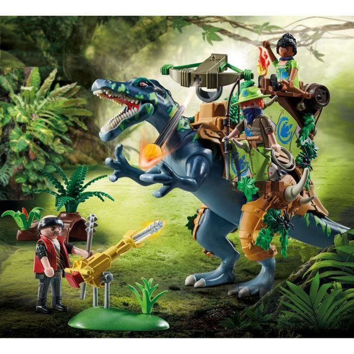 PLAYMOBIL - Dino Rise - Spinosaure et combattant - 86 pièces - 5