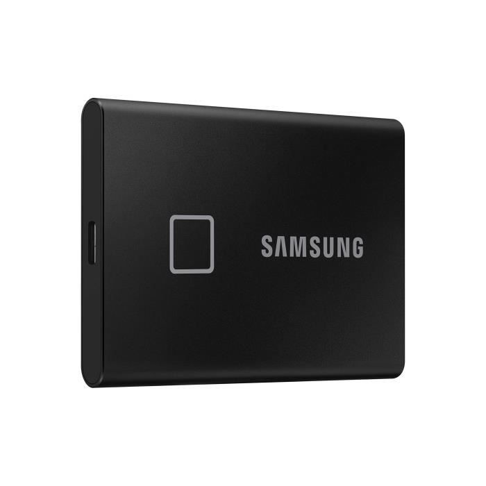 SAMSUNG SSD externe T7 Touch USB type C coloris noir 1 To sur marjanemall  aux meilleurs prix au Maroc