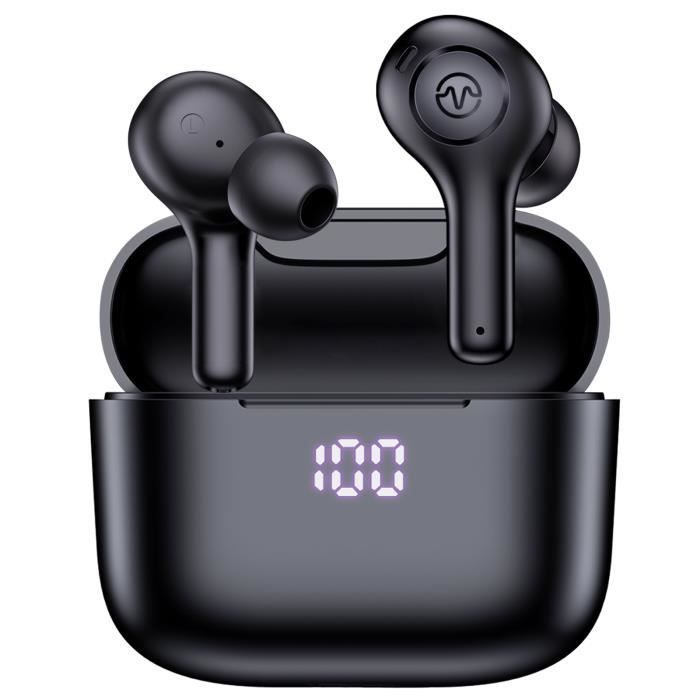 Ecouteur Sans Fil Bluetooth Sport IPX7 Stéréo Intégrés HD Mic Pour  Android/iOS