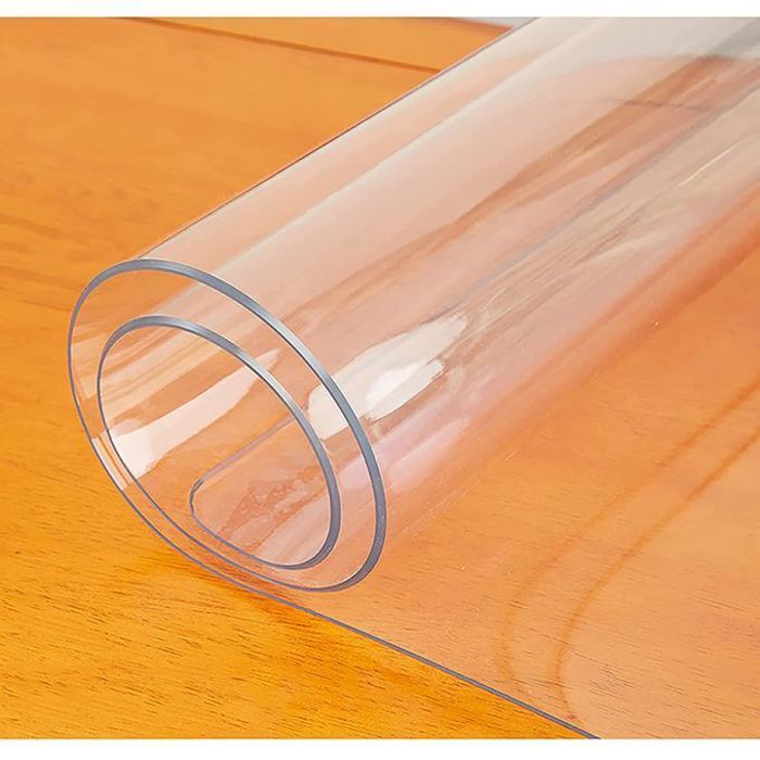 Nappe PVC transparente - largeur 150cm et longueur 240 cm