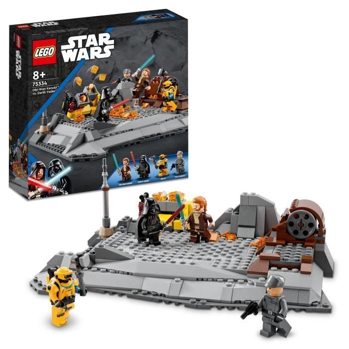 LEGO® 75336 Star Wars Obi-Wan Kenobi contre Dark Vador, Minifigurines,  Sabres laser et Pistolet Blaster, dès 8 ans sur marjanemall aux meilleurs  prix au Maroc
