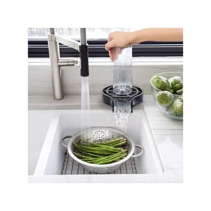 Generic Lave-gobelet automatique pour évier de cuisine, outil de lavage  pour tasse à prix pas cher