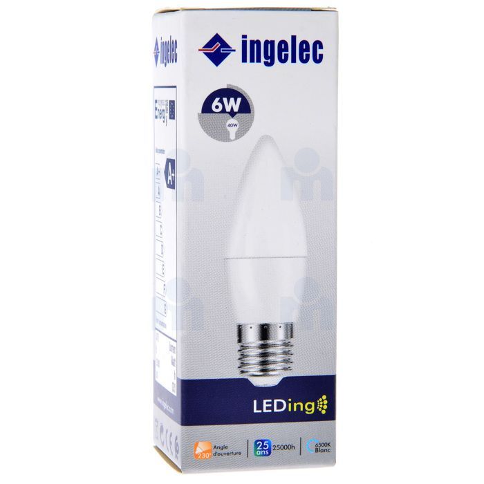 EACLL Ampoule LED E14 Blanc Froid 6W Remplace Incandescence Halogène 100W,  Lot de 6. 820 Lumens 6000K Non Dimmable, Éclairag sans Scintillement, Large  Faisceau 120° Spot, R50 Lampe à Réflecteur en destockage