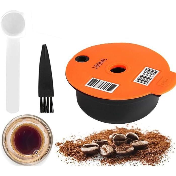 Capsule rechargeable compatible avec Tassimo Bosch 👌❤️‍🔥 DISPONIBLE ✨✨ Un  lot d'une capsule rechargeable + doseur + fourchette ✓ ✨…