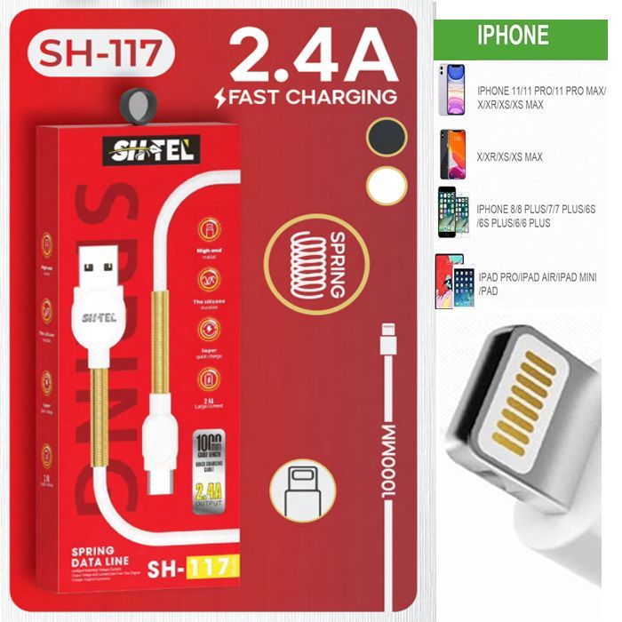 2.4a Charge Rapide Câble Usb Pour Iphone 13 12 11 Xs Xr X 8 7 6s