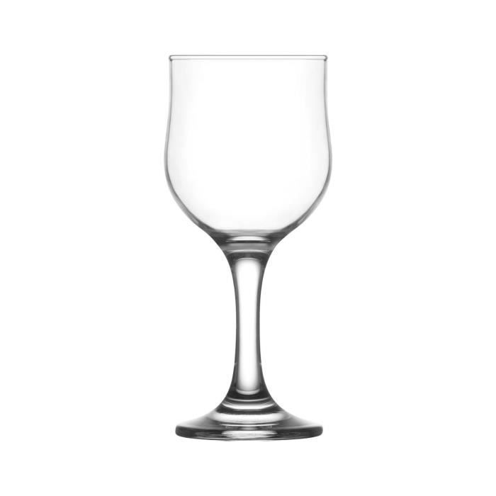ensemble de verres à vin (4 pièces) - verre à vin drôle plié à la