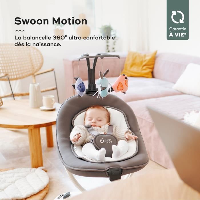 Balancelle Électrique Swoon Touch + Télécommande Babymoov. au Maroc - Baby  And Mom