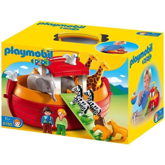 Playmobil 1.2.3 6765 Arche de Noé transportable - Playmobil
