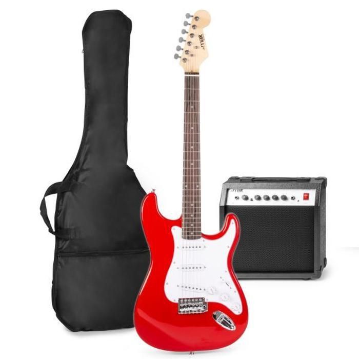 Santari Pack Guitare électrique black avec accessoires à prix pas cher