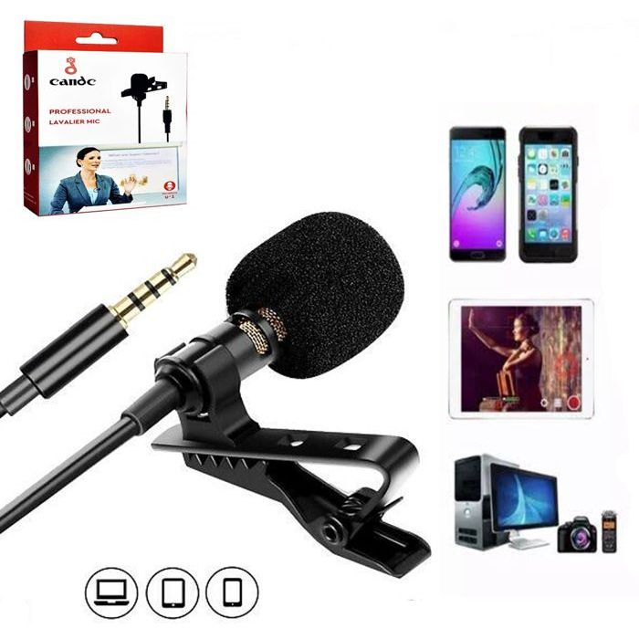 Microphone Vidéo, Petit Microphone Pour Smartphone Entièrement En Métal  Directionnel Pour Téléphone Portable 