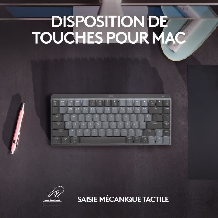 Clavier sans fil Logitech - MX Keys Mini - Pour MAC - Compact, Bluetooth,  rétroéclairé sur marjanemall aux meilleurs prix au Maroc