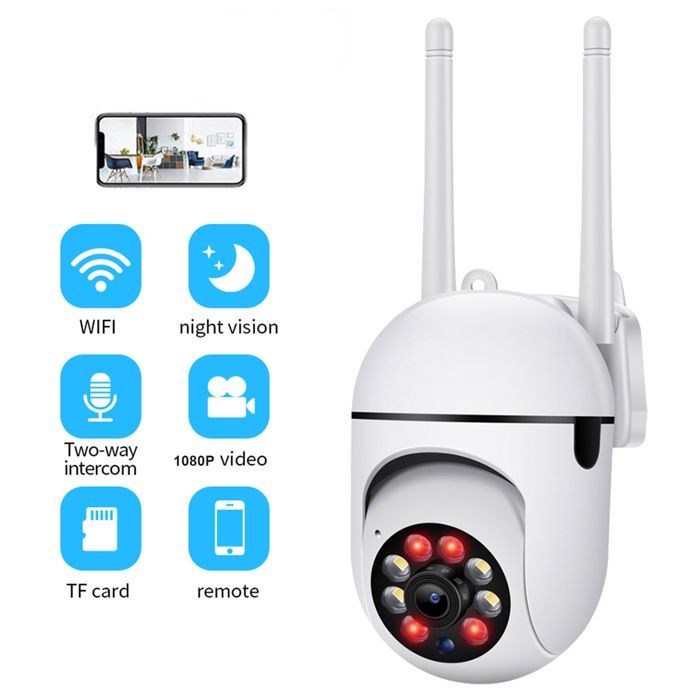 Caméra IP Wifi : Caméra Wifi Sans Fil pour Surveillance de la Maison