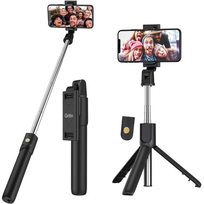 Generic Perche à Selfie, Trépied 3 En 1 Bluetooth Avec
