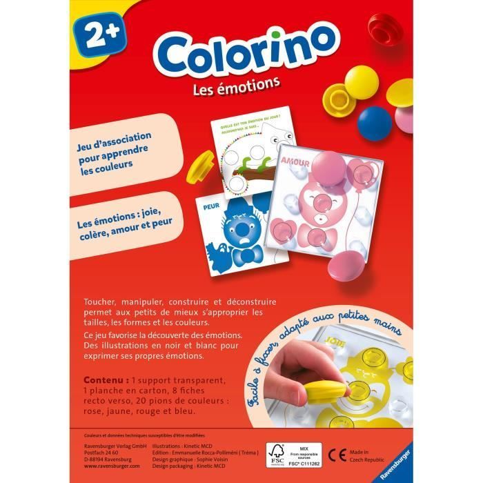 Colorino - Jeu d'apprentissage des couleurs et manipulation - Motricité et  créativité
