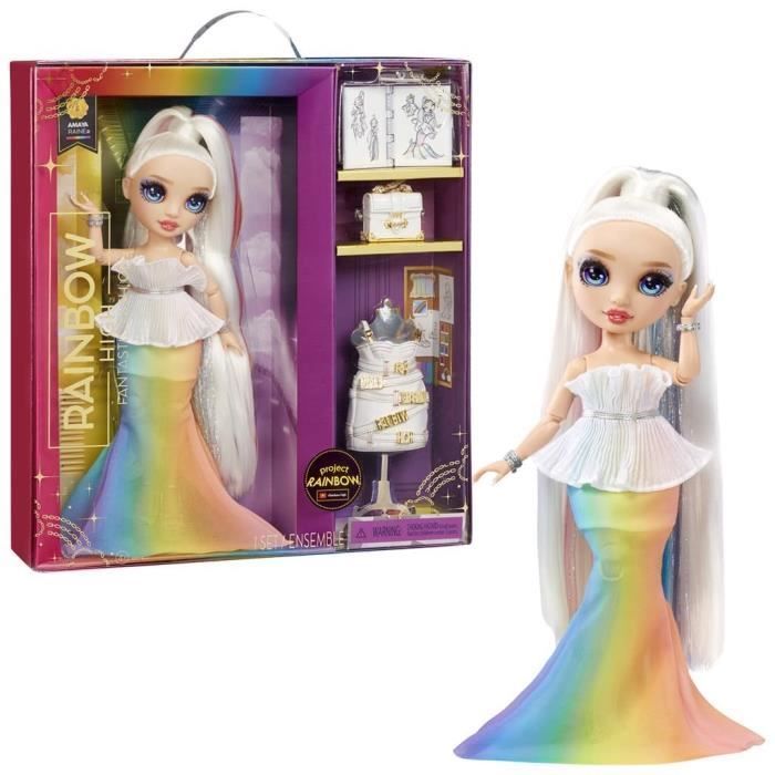 Rainbow High Tentpole PR Theme Doll- YELLOW - 1 robe de Gala et 1