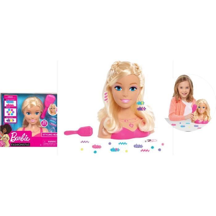 Barbie - Tête À Coiffer - Barbie au meilleur prix