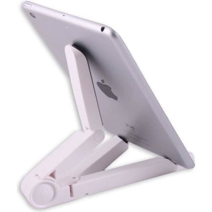 Support tablette multifonction blanc